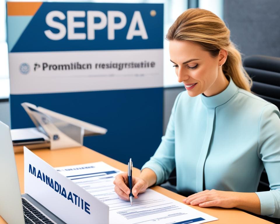 SEPA mandaat registratie