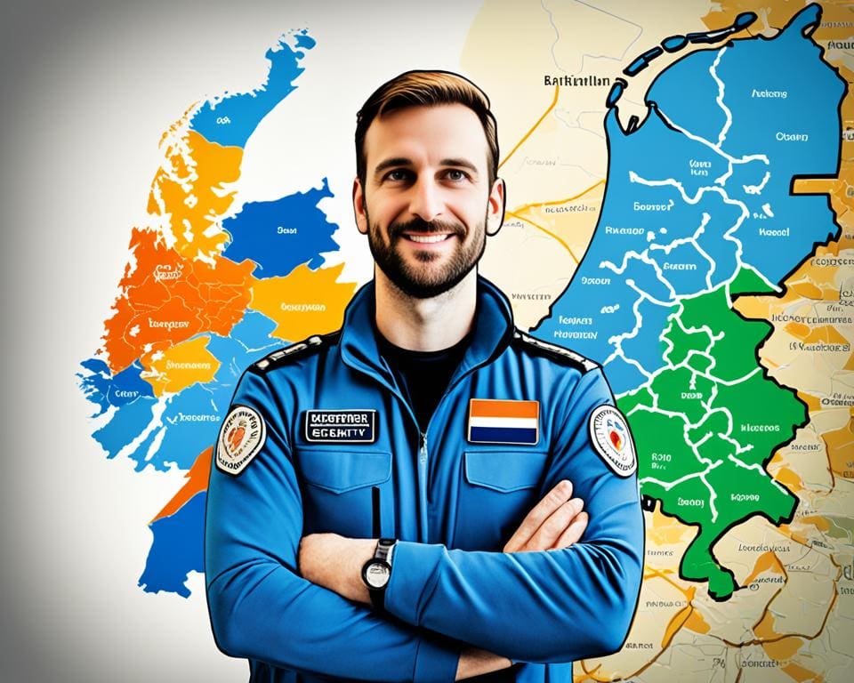 beveiliger salaris per regio in Nederland