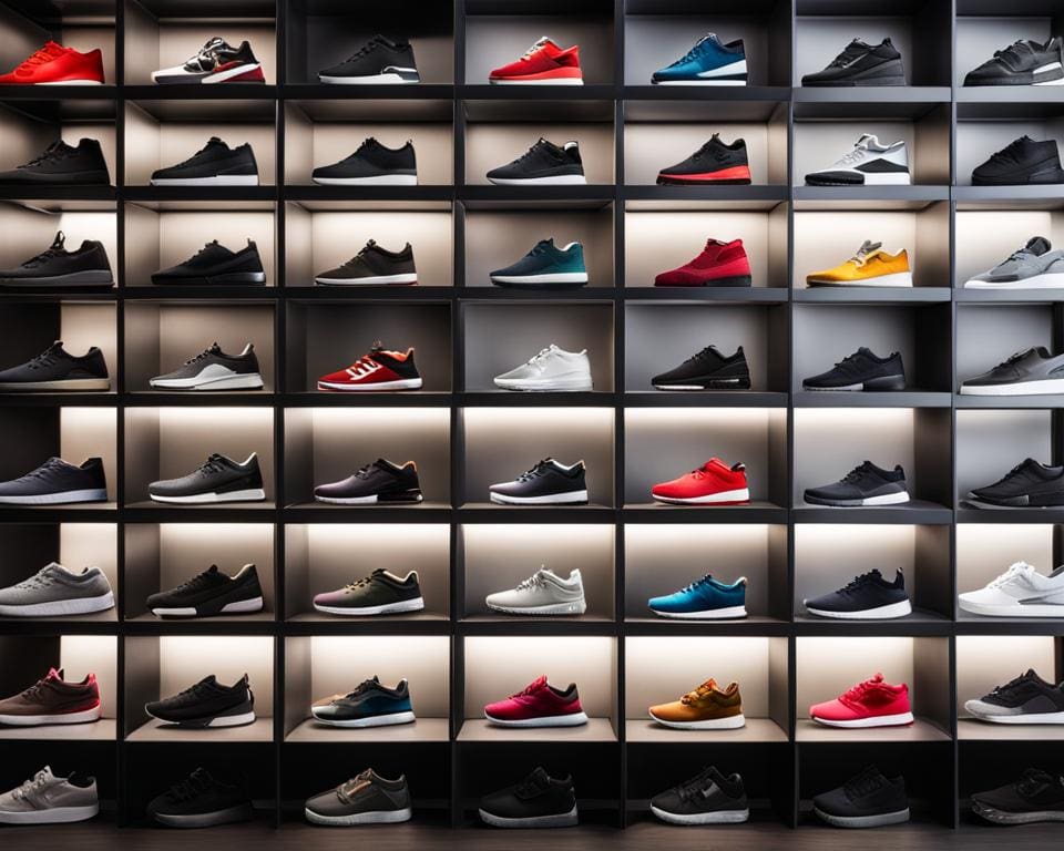 sneaker display