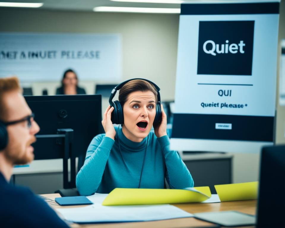 geluidsoverlast verminderen op kantoor