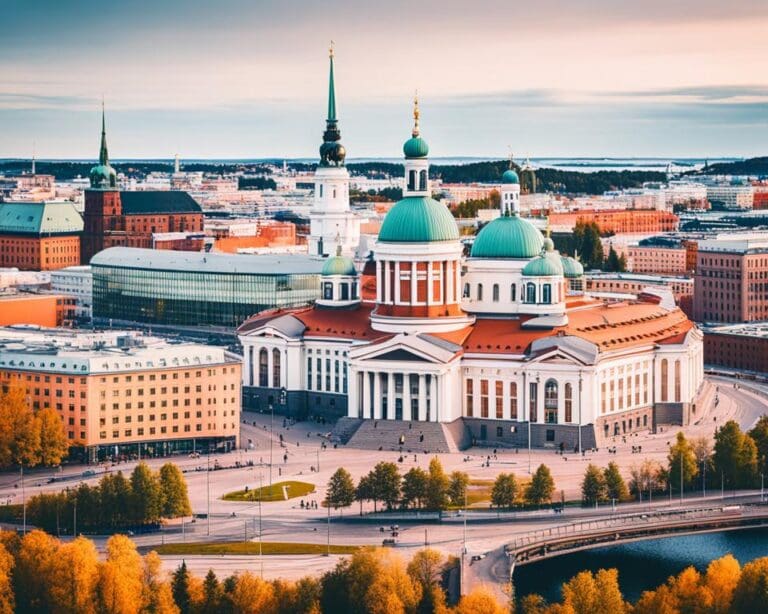 De architectonische wonderen van het Finse Helsinki