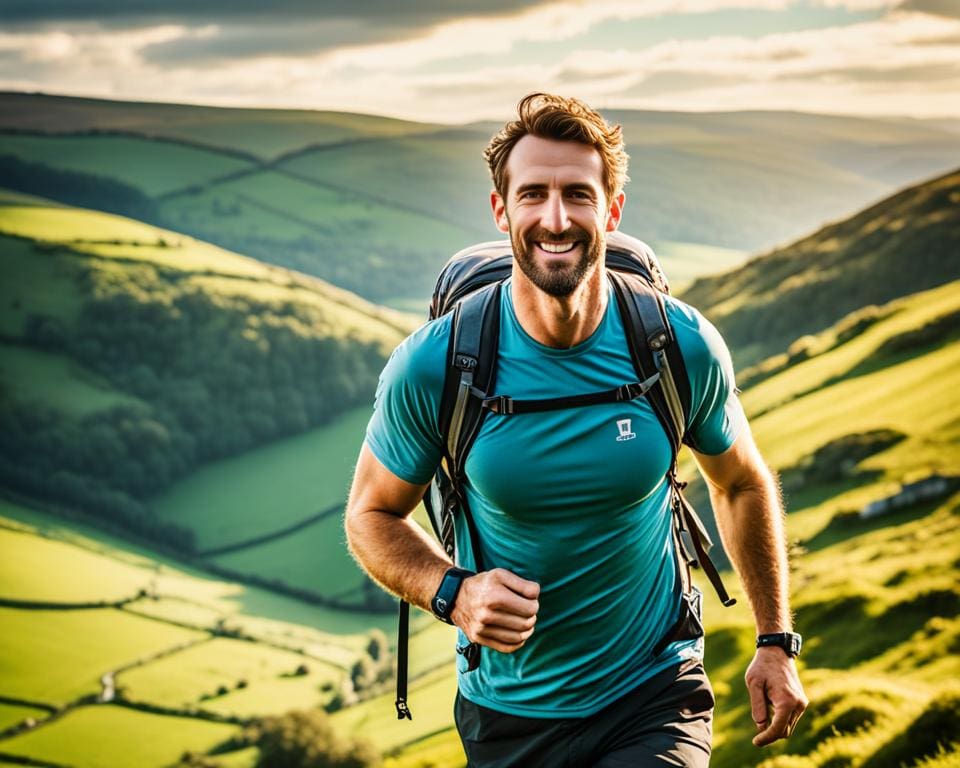 Wandelen in de groene heuvels van Wales