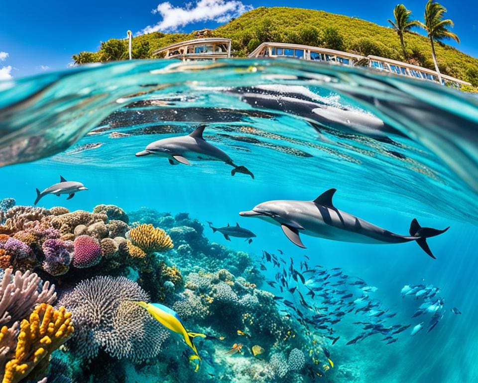 Snorkelen met Dolfijnen bij Dolphin House