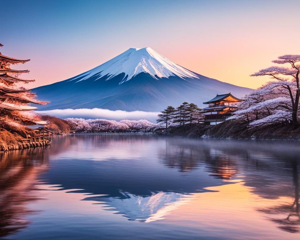 Zonsopgang Mount Fuji