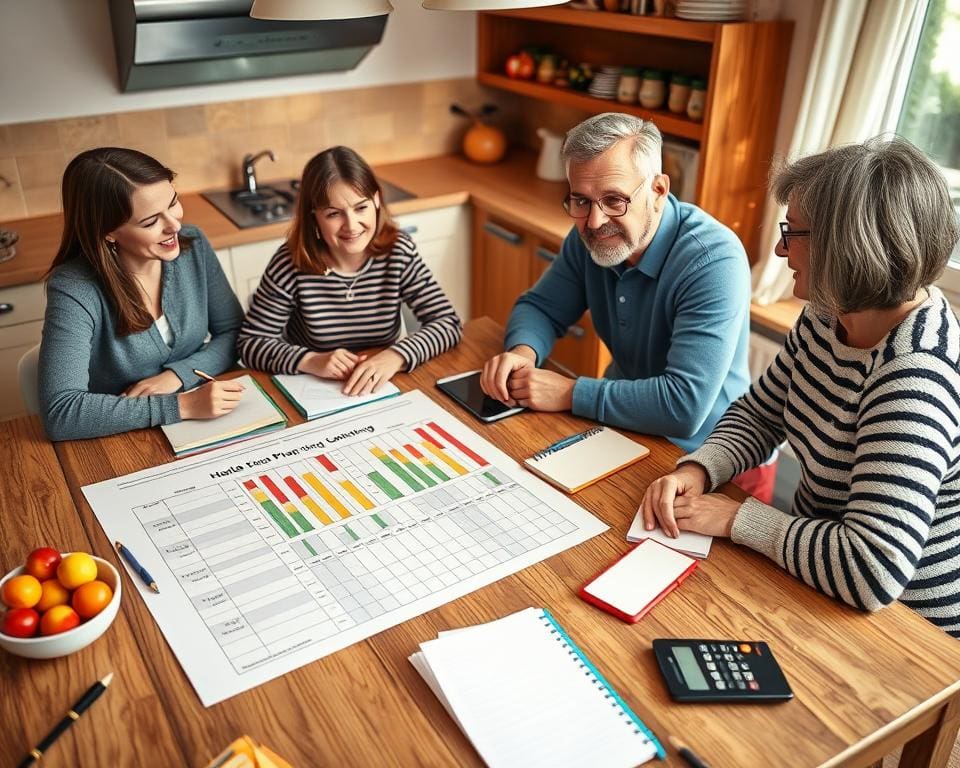 Hoe maak je een gezinsbudget voor dagelijkse uitgaven?