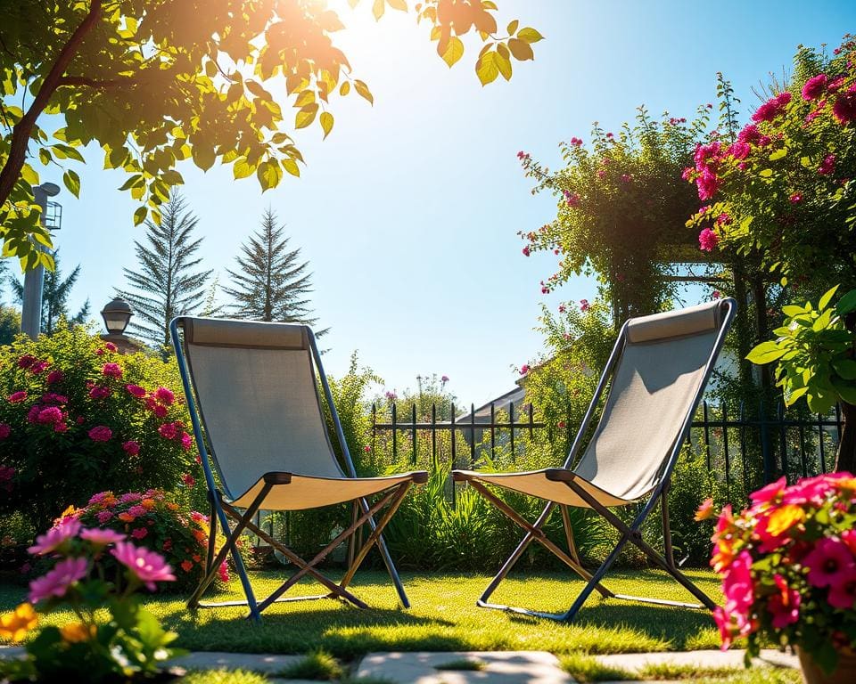 Opvouwbare tuinstoelen voor ultiem buitencomfort