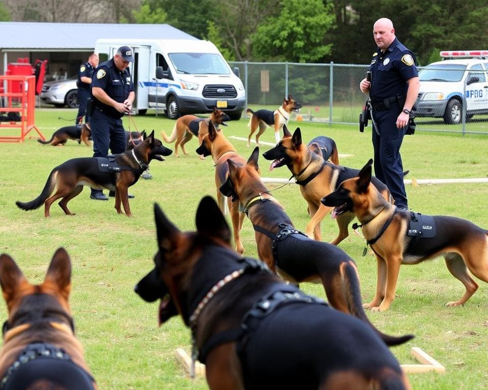 Politiehonden: Hoe ze getraind worden voor verschillende taken