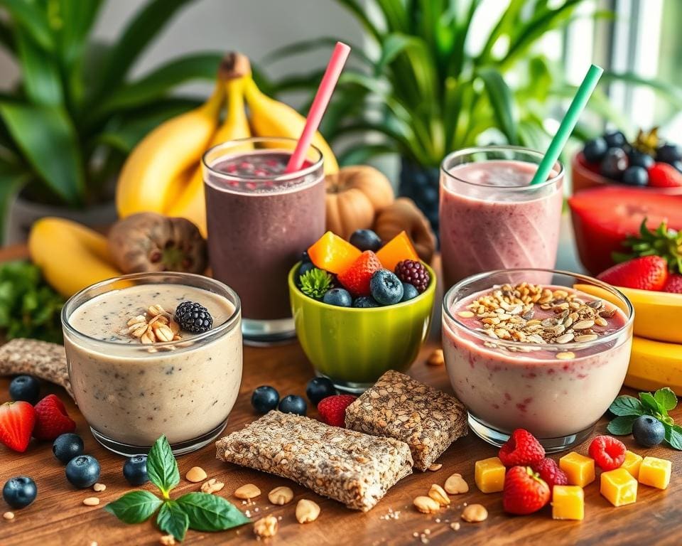 Verhoog je energieniveau met gezonde snacks en smoothies