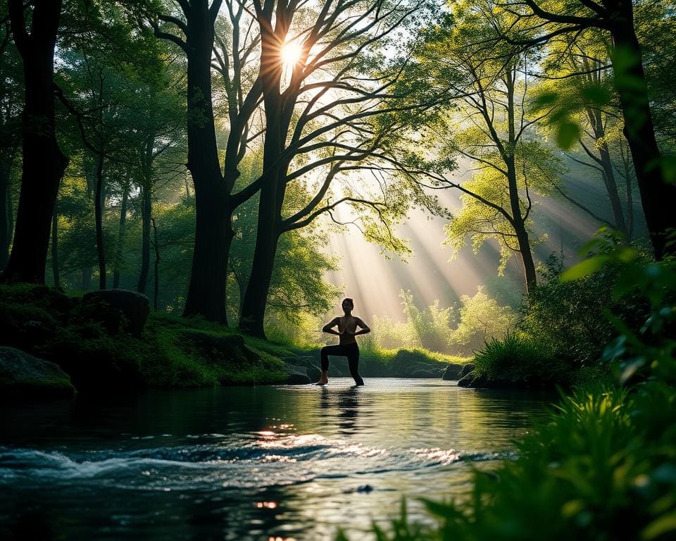 Yoga en ademhalingsoefeningen voor stressvermindering