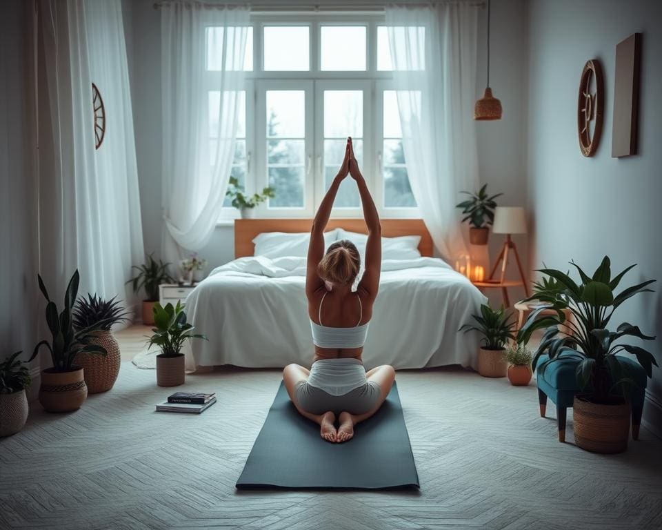 goed slapen met yoga