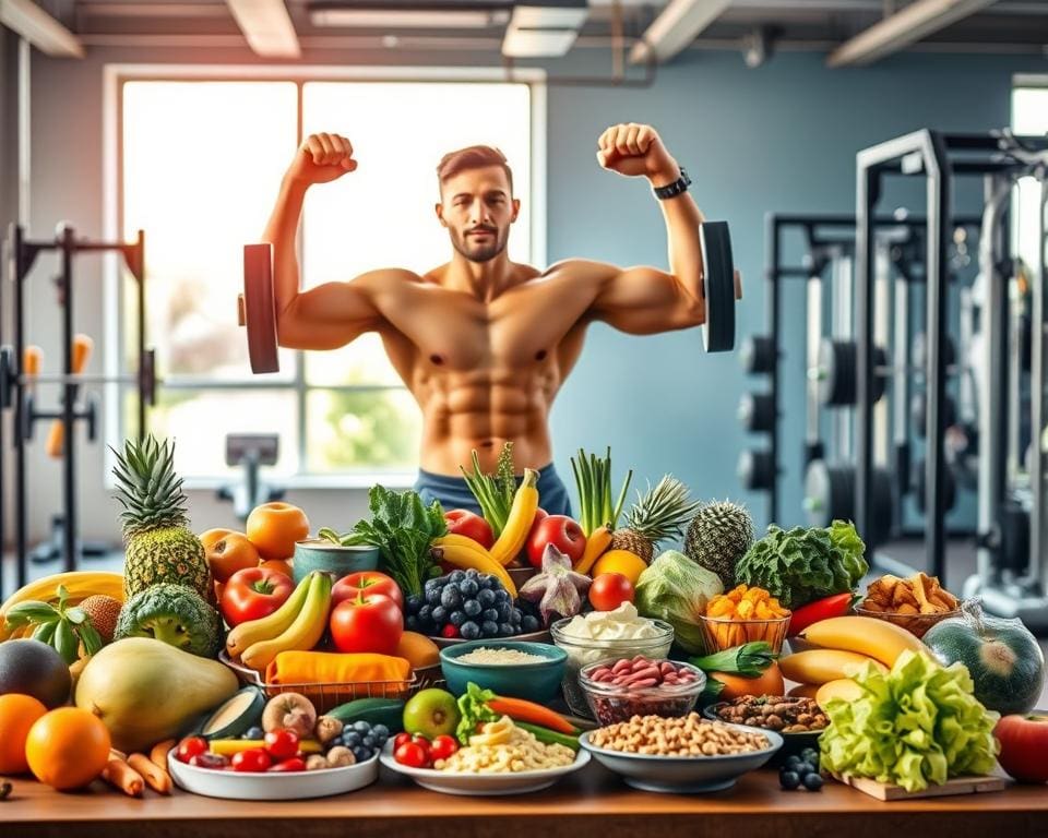 krachttraining combineren met een uitgebalanceerd dieet