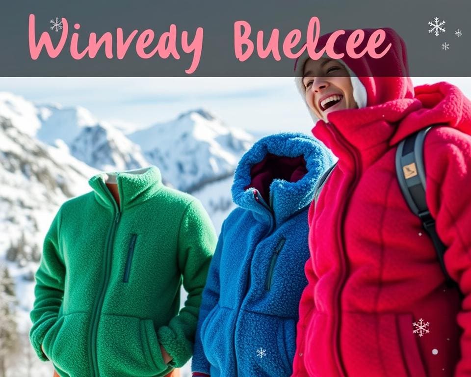 warme fleecekleding voor winterse avonturen