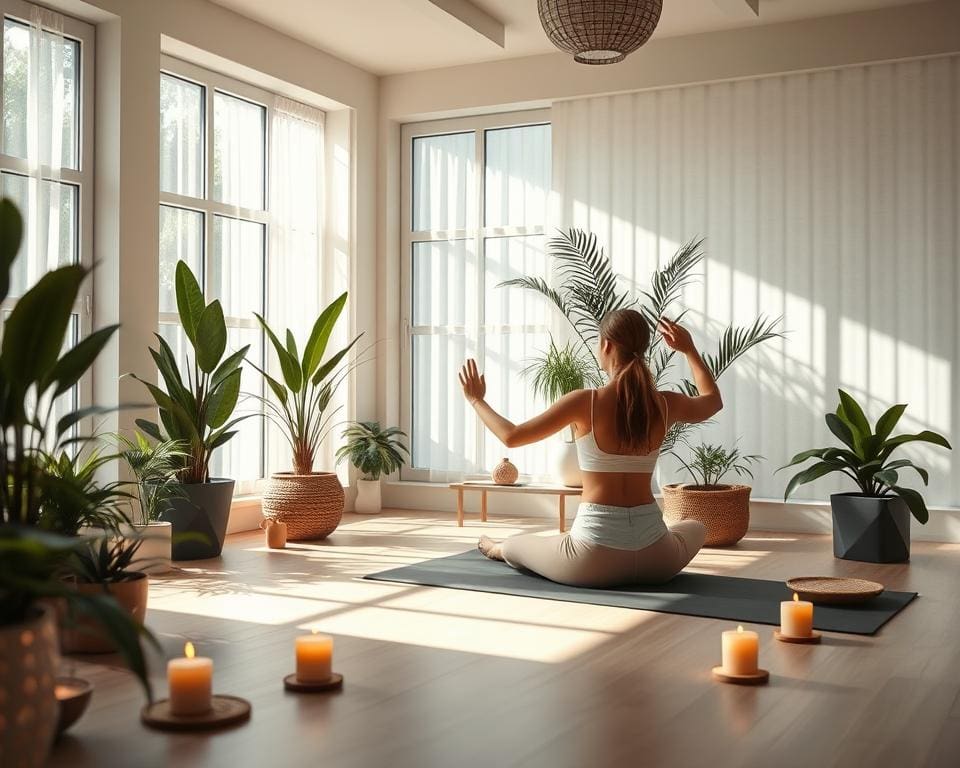 yoga bij stressvermindering