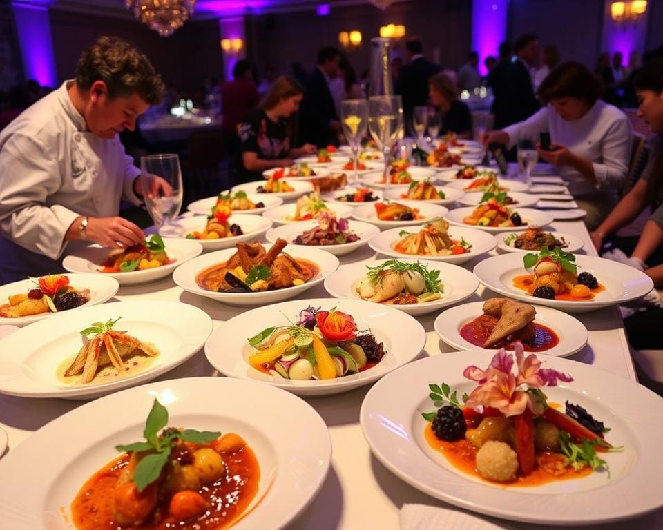 Culinair evenement met samensmelting van smaken