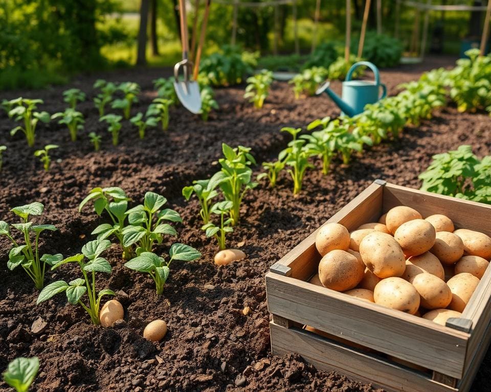 hoe kweek je je eigen aardappelen in je tuin?