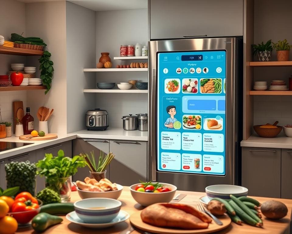 maaltijdplanning met slimme koelkasten