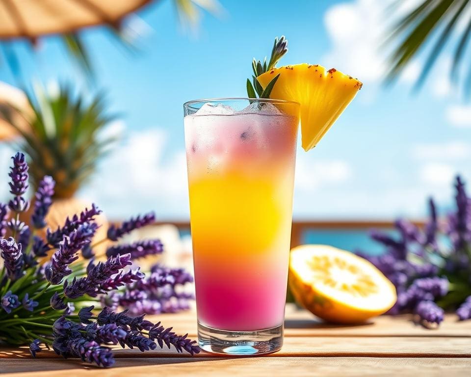 Ananas-lavendel mocktail: Een verfrissend drankje