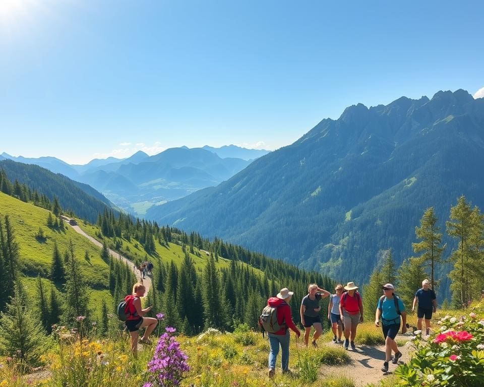 Bergwandelen voordelen voor gezondheid