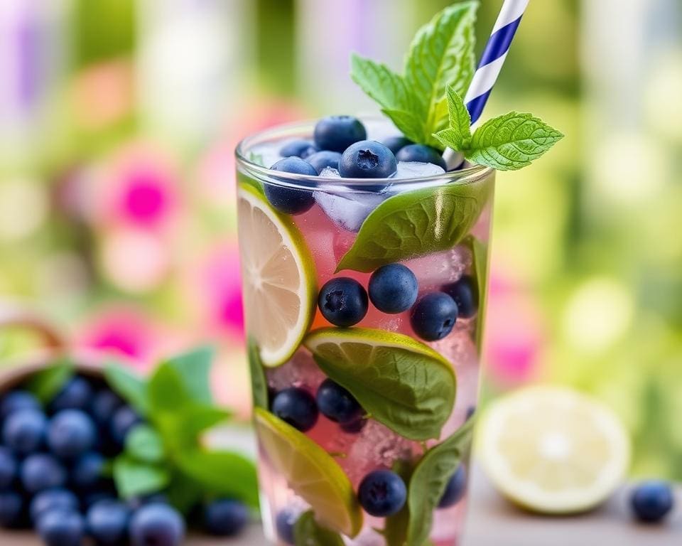 Blueberry Basil Mojito: Verfrissend en fruitig