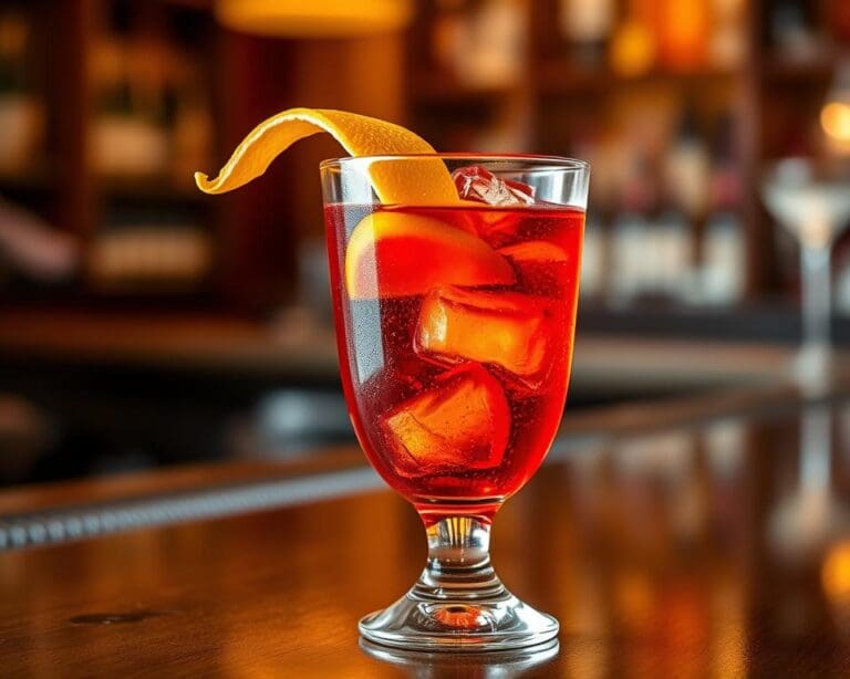 Classic Negroni met een twist van sinaasappel