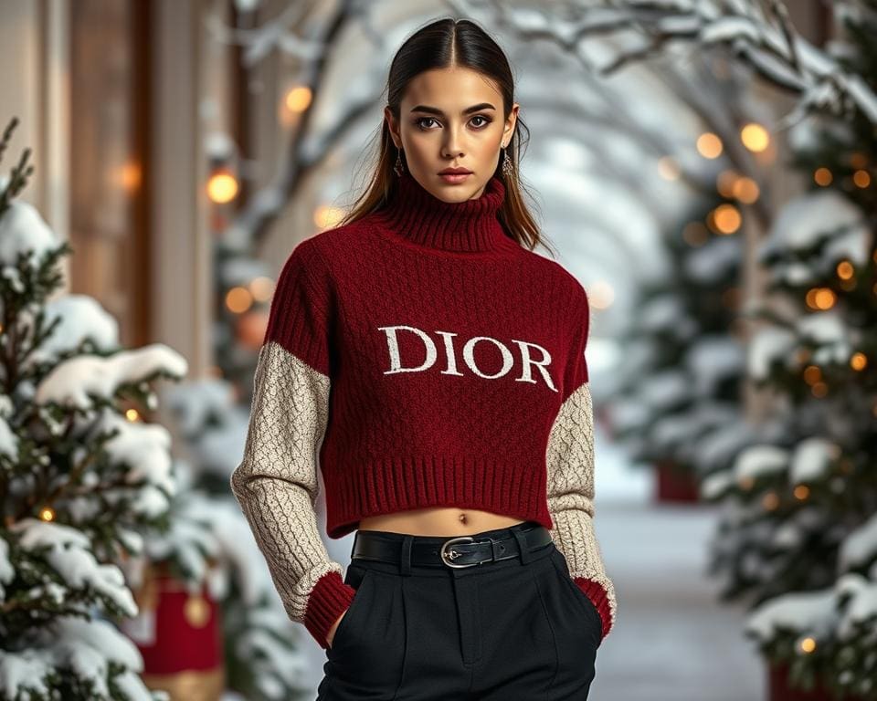 Dior cropped truien: Voor een verfijnde winterse flair