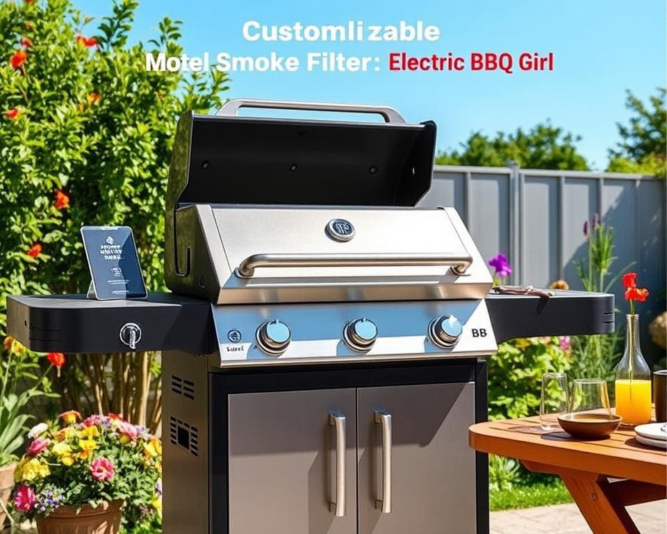 Elektrische BBQ’s met een instelbare rookfilter