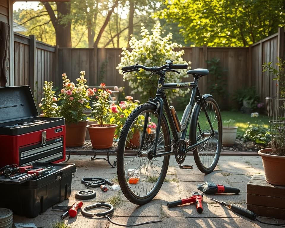 Fiets herstellingen thuis