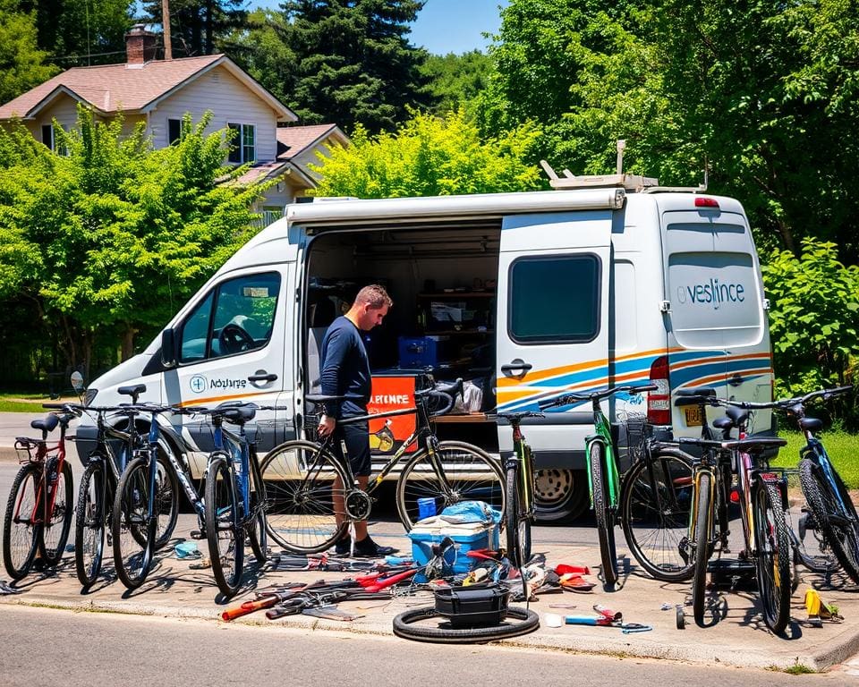 Fiets reparatie service