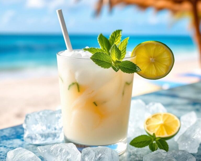 Frozen Coconut Mojito: Romig en fris