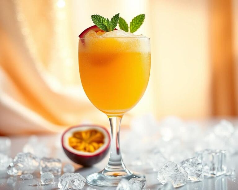 Frozen Passion Fruit Bellini: Elegant en fruitig