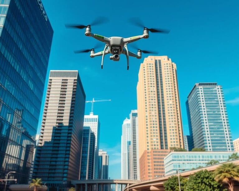 Hoe helpen drones bij inspecties van stedelijke infrastructuur?