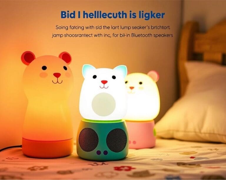 Kinderlampen met een ingebouwde Bluetooth-speaker