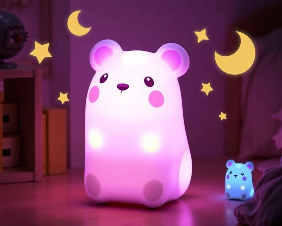 LED kinderlamp met glow-in-the-dark