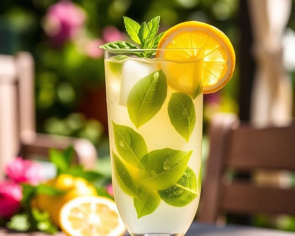 Lemon Basil Spritz: Verfrissend en zomers in je glas