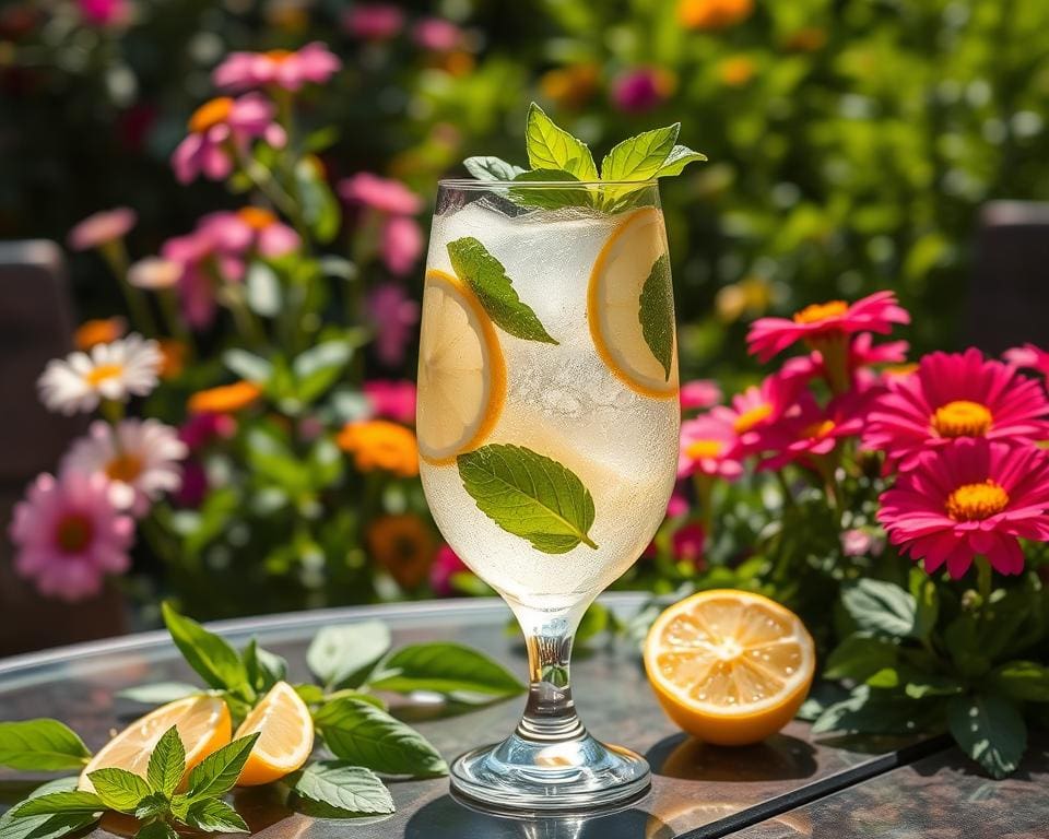 Lemon Basil Spritz recept