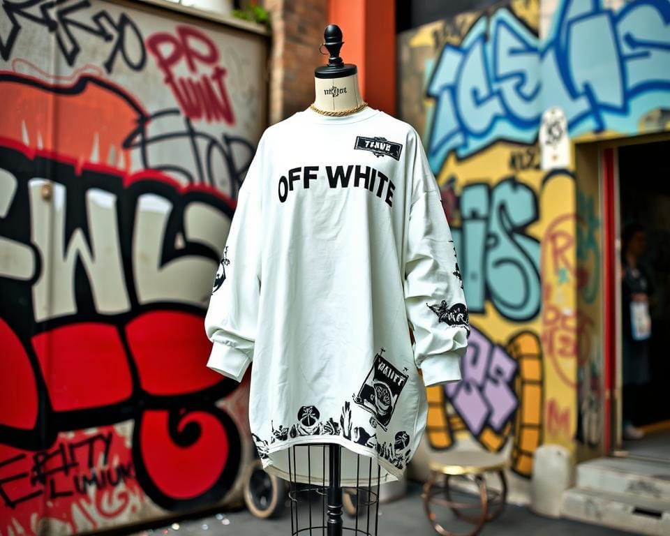 Off-White oversized jurken: Gedurfde streetstyle met een twist