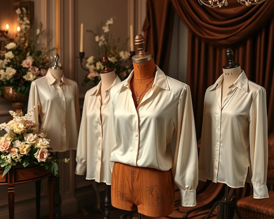 Ralph Lauren zijdeblouses: Klassiek met een vleugje luxe