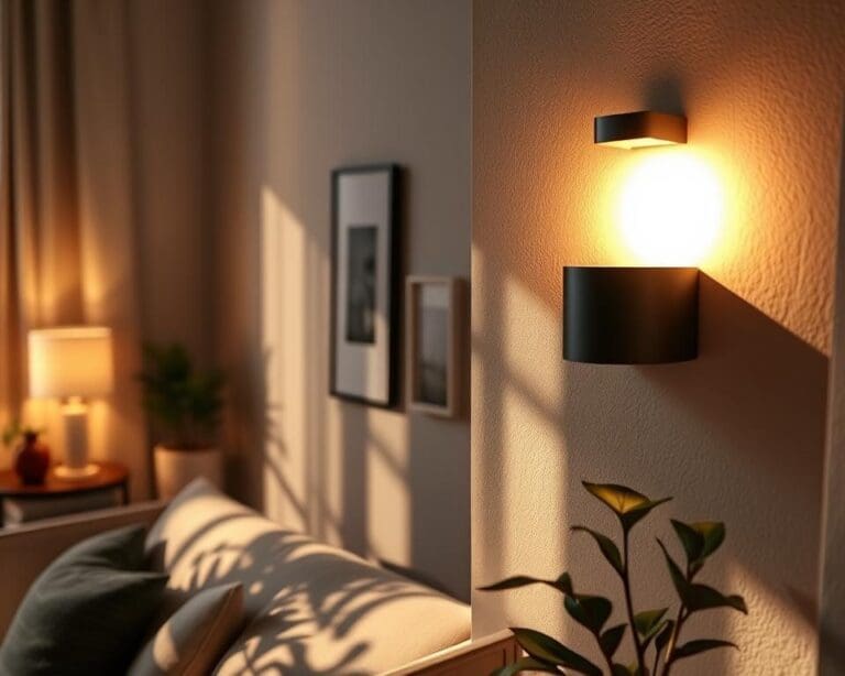 Sfeerverlichting met een dimbare draadloze wandlamp