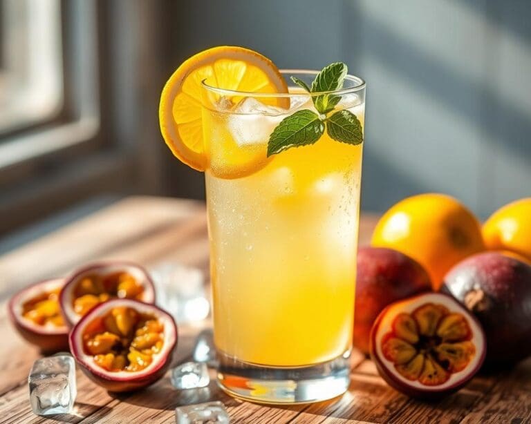 Sparkling Passion Fruit Lemonade voor een frisse dag