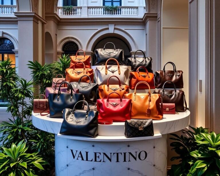 Valentino leren tassen: Voor een vleugje Italiaanse luxe