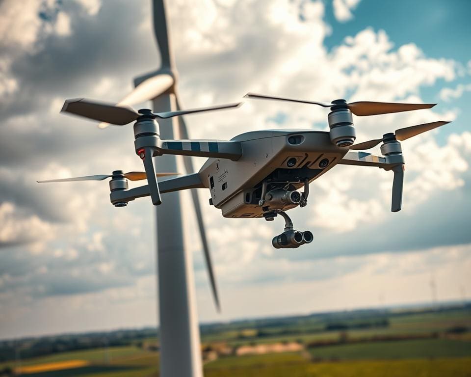 Wat zijn de voordelen van drones in controle van windturbines?