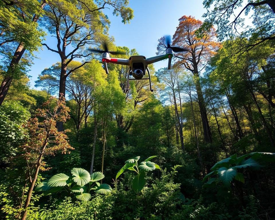 bosbeheer met drones