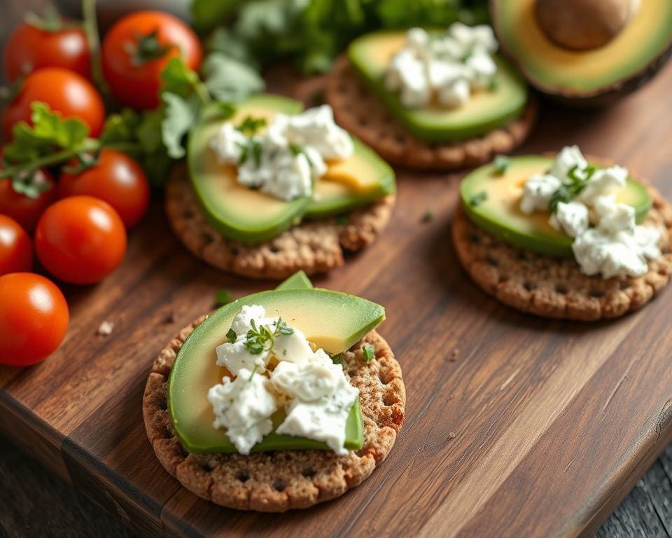 gezonde lunch met avocado