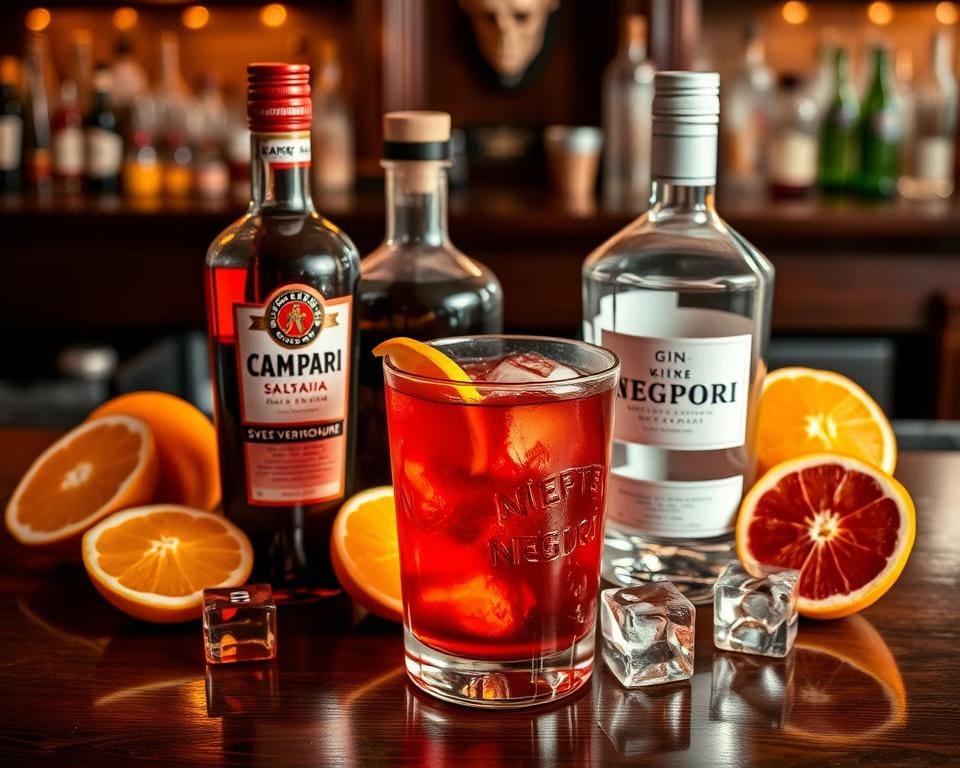 ingrediënten Negroni cocktail