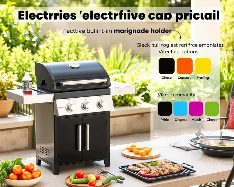 populaire elektrische BBQ’s met marinadehouder