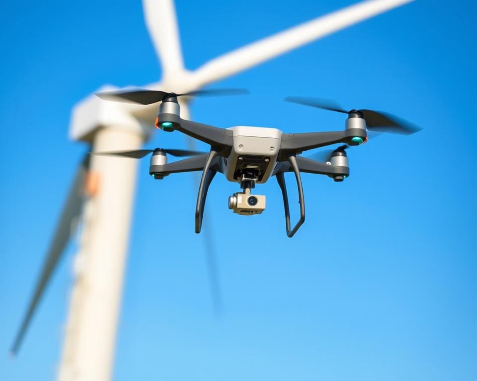 voordelen van drone technologie bij windturbine monitoring