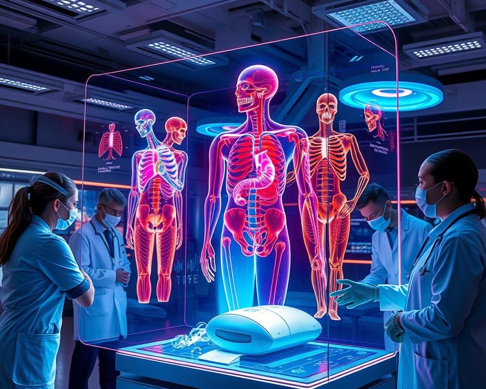 wat maakt holografische displays geschikt voor medische simulaties?